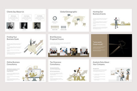 Company Profile PowerPoint Presentation Template, Slide 9, 09894, Business — PoweredTemplate.com