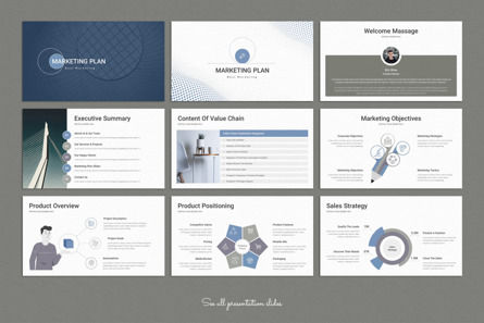 Marketing Plan PowerPoint Presentation Template, Slide 2, 09895, Business — PoweredTemplate.com