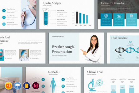 Breakthrough Medical Presentation Template, Modello PowerPoint, 09906, Lavoro — PoweredTemplate.com