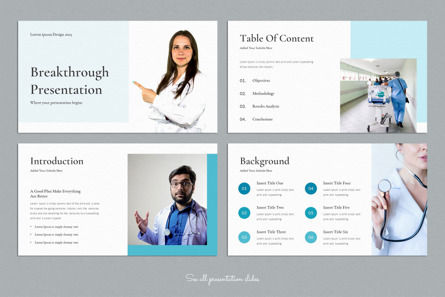 Breakthrough Medical Presentation Template, Slide 2, 09906, Business — PoweredTemplate.com