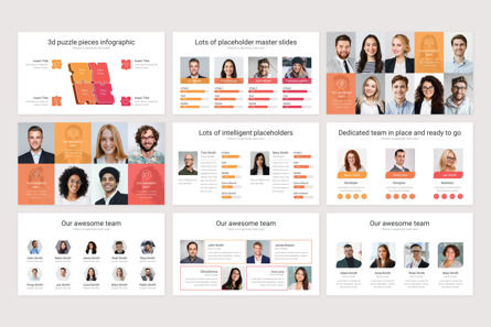 Business Infographics Presentation Template, Slide 15, 09912, Business — PoweredTemplate.com