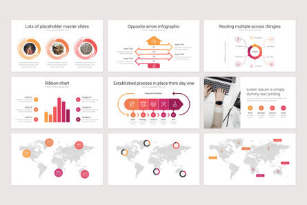 Business Infographics Presentation Template, Slide 17, 09912, Business — PoweredTemplate.com