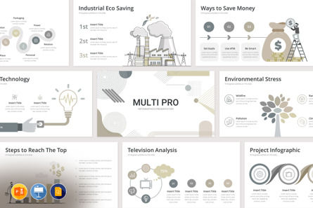 Multipurpose Infographics PowerPoint Presentation Template, 09913, Bisnis — PoweredTemplate.com