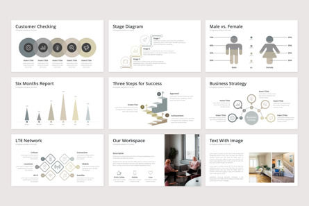 Multipurpose Infographics PowerPoint Presentation Template, Slide 9, 09913, Business — PoweredTemplate.com
