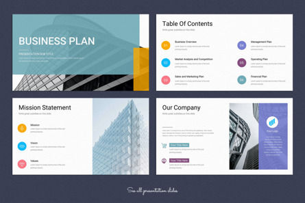 Business Plan Presentation Template, Deslizar 2, 09928, Negócios — PoweredTemplate.com