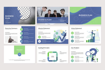 Business Plan PowerPoint Presentation Template, スライド 2, 09933, ビジネス — PoweredTemplate.com