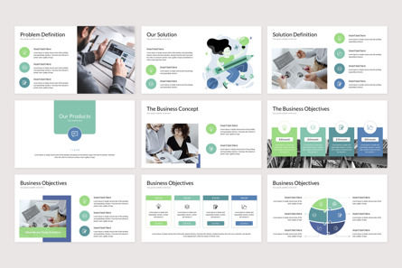 Business Plan PowerPoint Presentation Template, スライド 3, 09933, ビジネス — PoweredTemplate.com