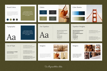 Brand Guidelines Presentation Template, Diapositiva 3, 09937, Negocios — PoweredTemplate.com