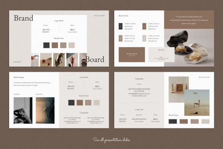 Brand Board Template, Diapositive 3, 09943, Business — PoweredTemplate.com