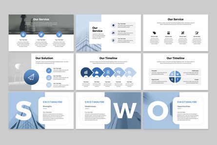 Modern Business PowerPoint Presentation Template, Diapositiva 3, 09946, Negocios — PoweredTemplate.com