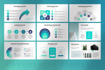 Probiz Business Powerpoint Presentation Template, スライド 4, 09947, ビジネス — PoweredTemplate.com