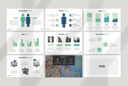 Minimal PowerPoint Template, Diapositive 10, 09948, Business — PoweredTemplate.com
