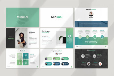 Minimal PowerPoint Template, Diapositive 5, 09948, Business — PoweredTemplate.com