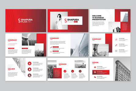 Clean Design Business Google Slides Presentation Template, Slide 2, 09950, Bisnis — PoweredTemplate.com