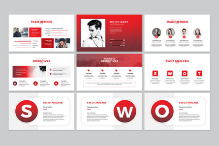 Clean Design Business PowerPoint Presentation Template, Deslizar 4, 09952, Negócios — PoweredTemplate.com