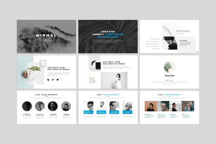 Minimal Business Presentation, Diapositive 2, 09960, Concepts commerciaux — PoweredTemplate.com