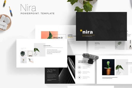 Nira Presentation Template, PowerPoint-sjabloon, 09962, Business Concepten — PoweredTemplate.com