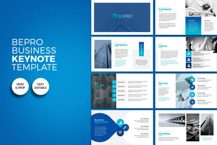 Bepro - Business Keynote Presentation Template, 苹果主题演讲模板, 09966, 商业 — PoweredTemplate.com