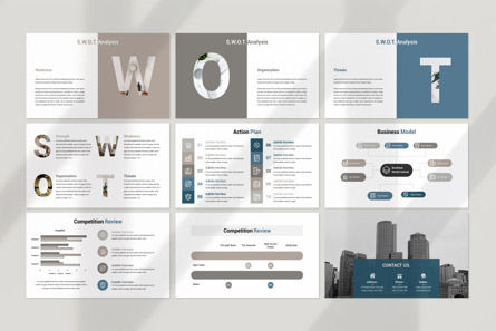 Business Strategy PowerPoint Template, Slide 10, 09968, Lavoro — PoweredTemplate.com