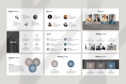 Business Strategy PowerPoint Template, Deslizar 7, 09968, Negócios — PoweredTemplate.com