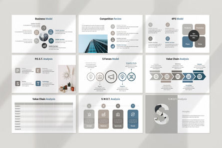 Business Strategy PowerPoint Template, Slide 9, 09968, Lavoro — PoweredTemplate.com