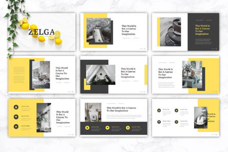 Zelga - Minimal Business Presentation Template, Diapositiva 2, 09976, Negocios — PoweredTemplate.com