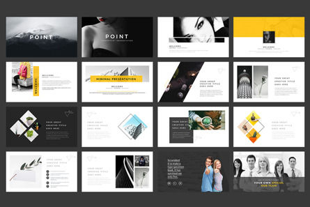 Point Minimal PowerPoint Template, Diapositive 2, 09993, Business — PoweredTemplate.com