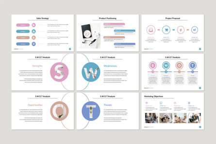 Business Pitch Deck PowerPoint Template, 幻灯片 4, 10000, 商业 — PoweredTemplate.com