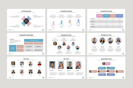 Business Pitch Deck PowerPoint Template, Diapositiva 5, 10000, Negocios — PoweredTemplate.com