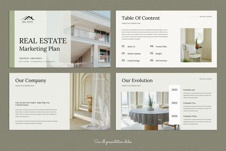 Real Estate Marketing Plan Presentation Template, Slide 2, 10007, Business — PoweredTemplate.com