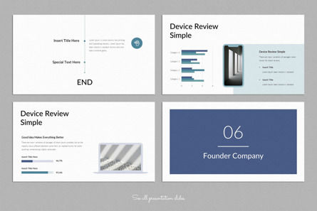 Clean Creative Minimal Presentation Template, Slide 8, 10011, Business — PoweredTemplate.com