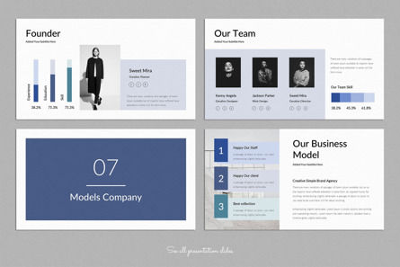 Clean Creative Minimal Presentation Template, Slide 9, 10011, Business — PoweredTemplate.com