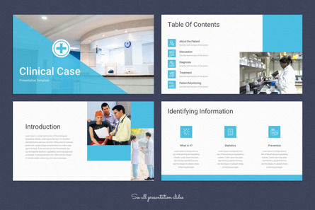 Clinical Case Medical Presentation Template, Diapositiva 2, 10012, Negocios — PoweredTemplate.com