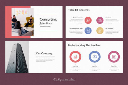 Consulting Sales Pitch Presentation Template, スライド 2, 10013, ビジネス — PoweredTemplate.com