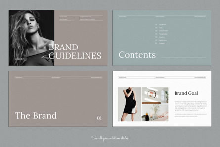 Brand Guidelines Presentation Template, Diapositiva 2, 10017, Negocios — PoweredTemplate.com