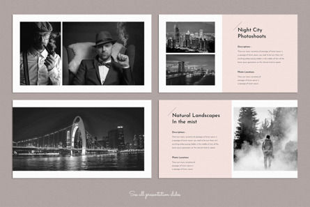 Photography Portfolio Presentation Template, Slide 5, 10019, Bisnis — PoweredTemplate.com