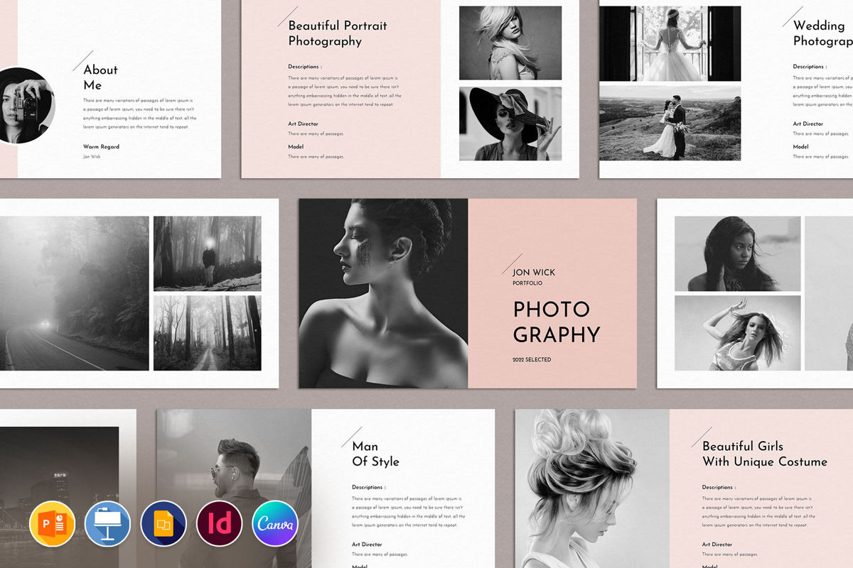 Photography PowerPoint Templates and Google Slides Themes, Backgrounds for presentations | PoweredTemplate.com