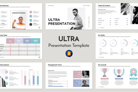 ULTRA Google Slides Presentation Template, Tema de Google Slides, 10027, Negocios — PoweredTemplate.com