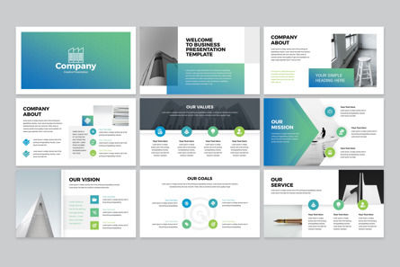 Business Google Slides Presentation Template, Diapositiva 2, 10032, Negocios — PoweredTemplate.com
