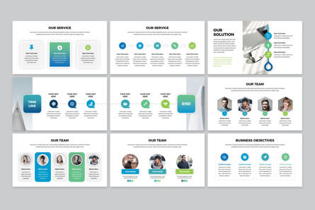 Business Google Slides Presentation Template, Diapositiva 3, 10032, Negocios — PoweredTemplate.com
