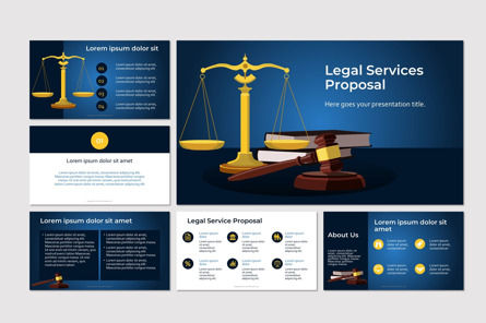 Legal Service Proposal, Gratis Tema de Google Slides, 10035, Legal — PoweredTemplate.com