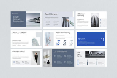 Simply Creative Presentation, Diapositive 2, 10047, Business — PoweredTemplate.com
