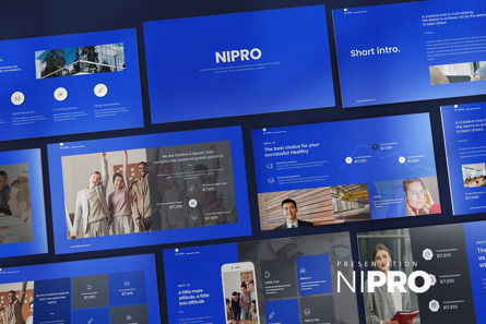 Nipro Powerpoint Presentation, PowerPoint-sjabloon, 10049, Bedrijf — PoweredTemplate.com