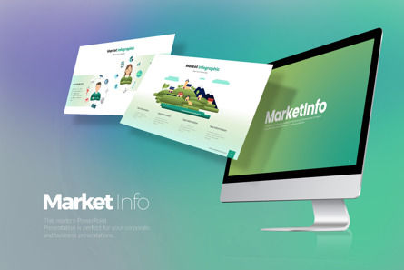 MarketInfo PowerPoint Presentation, PowerPointテンプレート, 10052, インフォグラフィック — PoweredTemplate.com