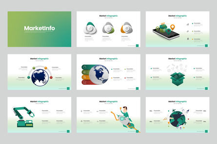 MarketInfo Google Slides Templates, Diapositive 2, 10054, Infographies — PoweredTemplate.com