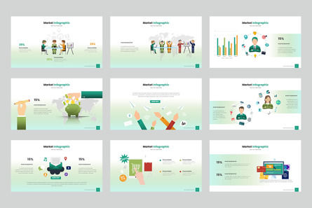 MarketInfo Google Slides Templates, Folie 4, 10054, Infografiken — PoweredTemplate.com