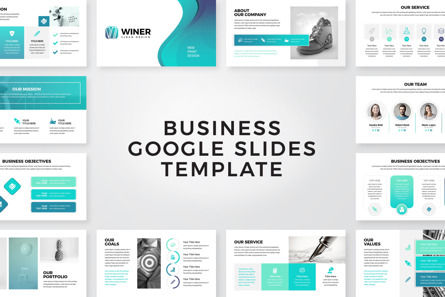 Winer-Business Google Slides Presentation Template, Google Slides Thema, 10070, Business — PoweredTemplate.com