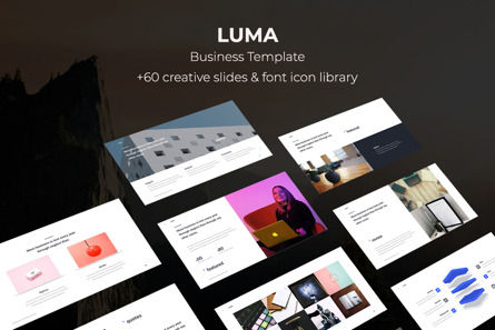 LUMA - Fully Animated Business Powerpoint Template, Modello PowerPoint, 10073, Lavoro — PoweredTemplate.com