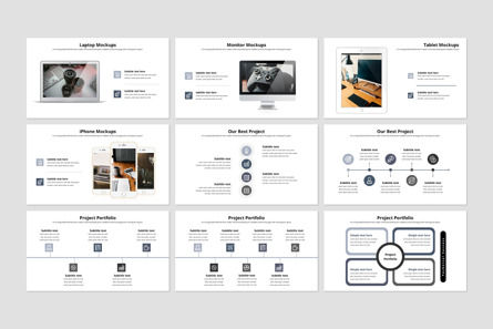 Pitch Deck PowerPoint Presentation Template, Diapositiva 11, 10075, Negocios — PoweredTemplate.com