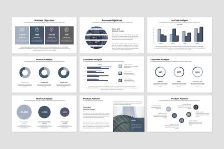 Pitch Deck PowerPoint Presentation Template, Slide 5, 10075, Lavoro — PoweredTemplate.com